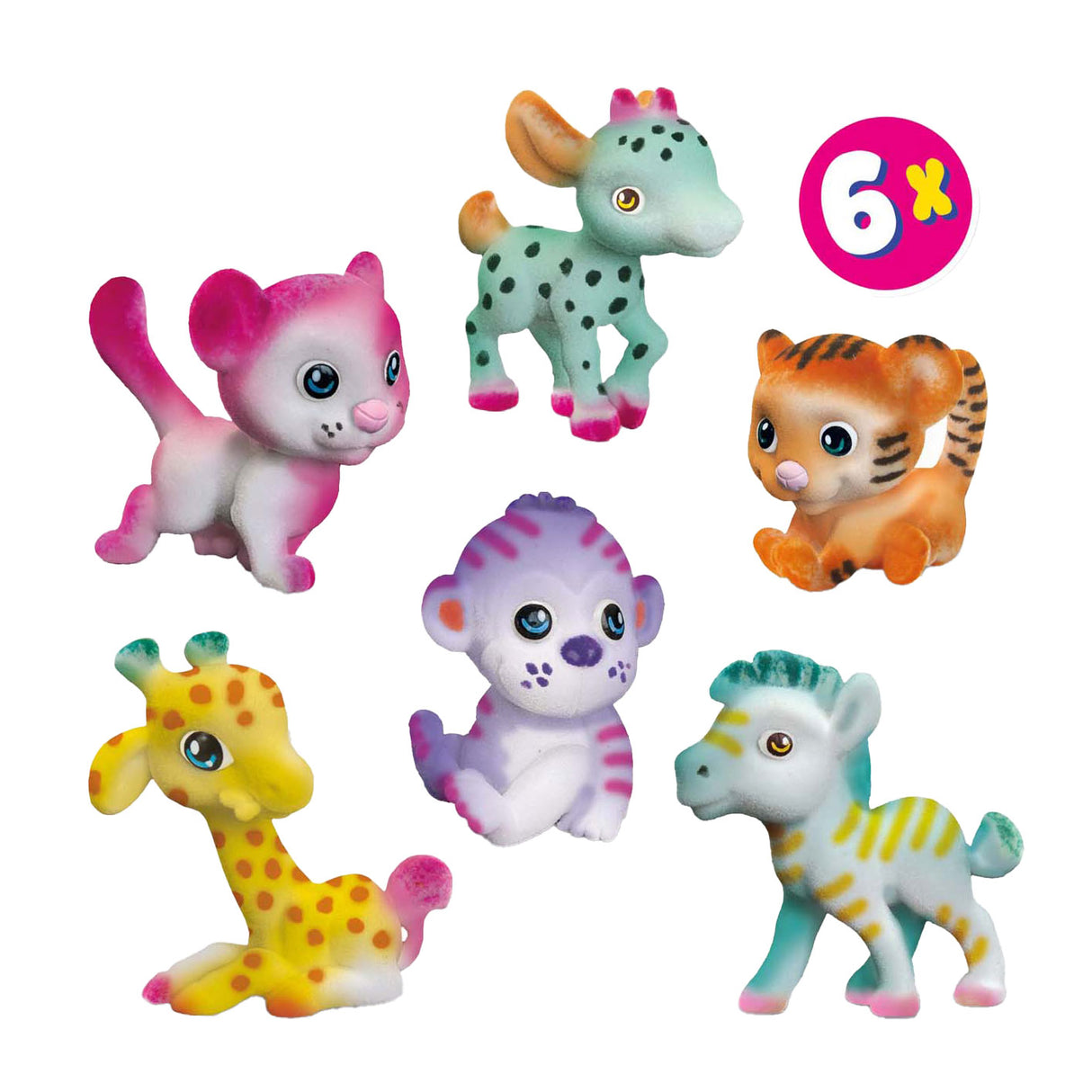 Penne per aerografo Ses Blow - animali safari, 6 pz.