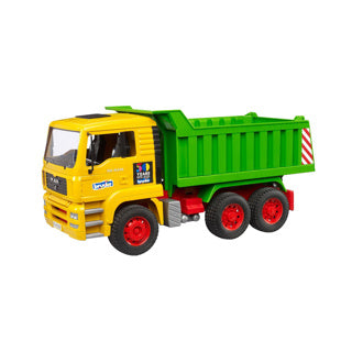 Truck man dump truck 50 years bruder