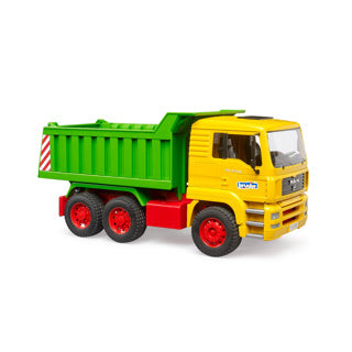 Truck man dump truck 50 years bruder