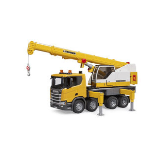 Bruder Truck Scania 560r Liebherr Kraan avec camion