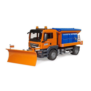 Bruder car truck mb arocs snow plow