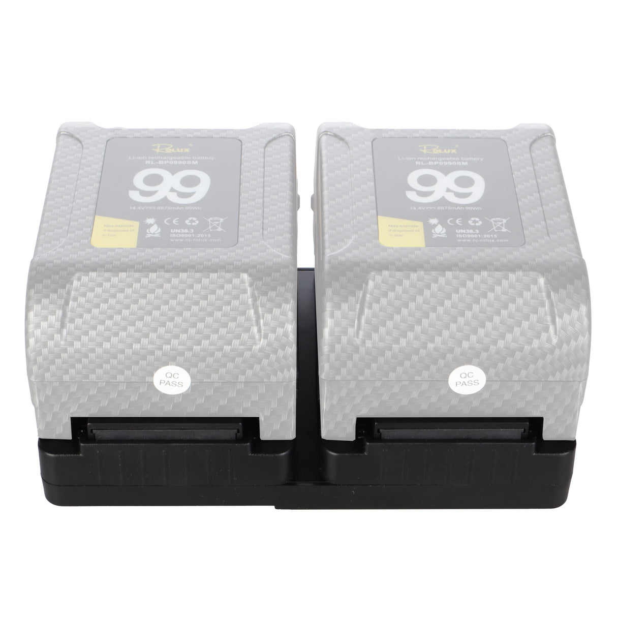 Rolux duo mini v-Mount Batterie Plack rl-ac16s