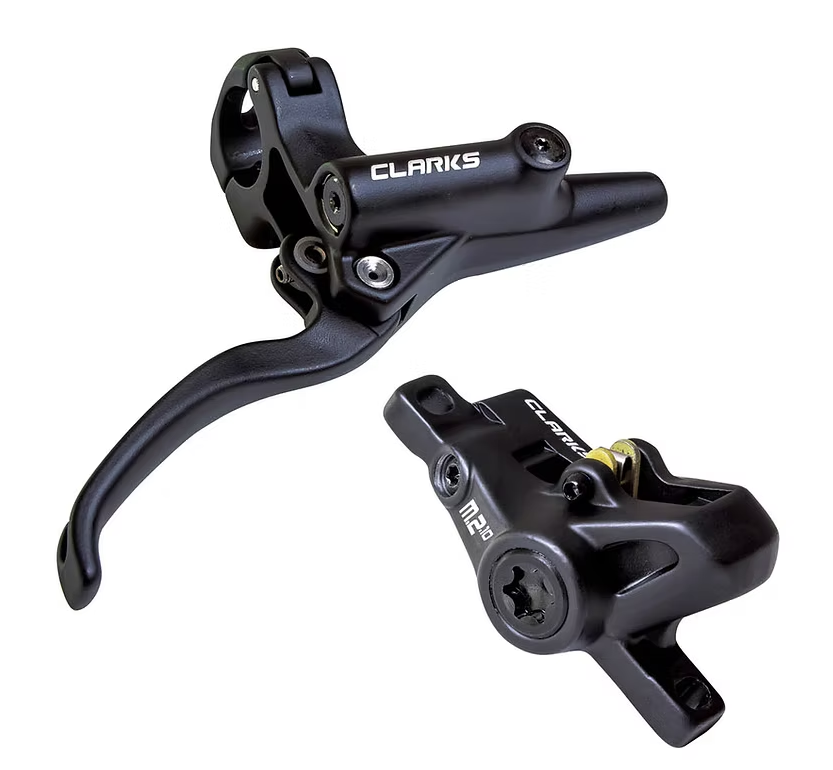 Shimano clarks m2 hydraulic disc brake set front + rear 1000 1700 mm black