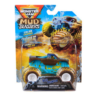 Blasters de barro Monster Jam - trueno azul 1:64 | 2 piezas