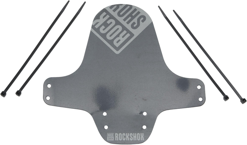 Rockshox mud flap, front wheel fender clip-on fender rs black grey