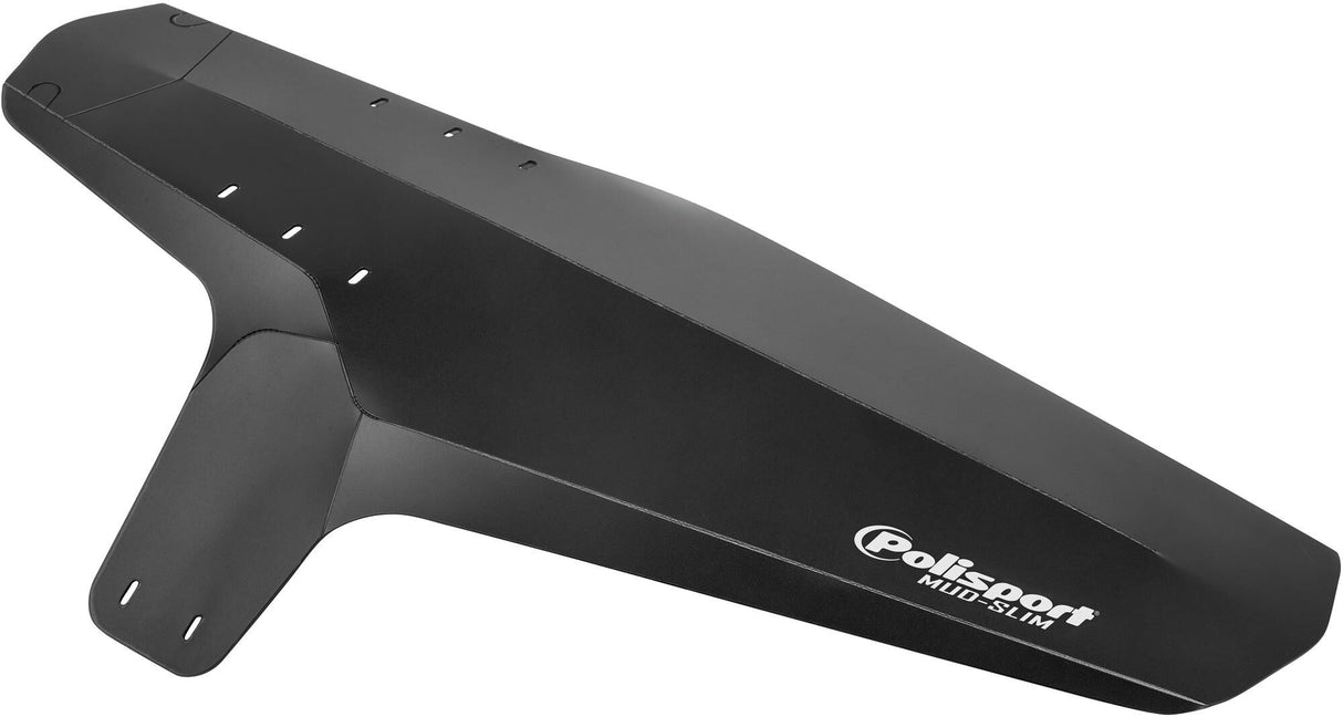 PoliSport Front Fender Mud-Slim Black