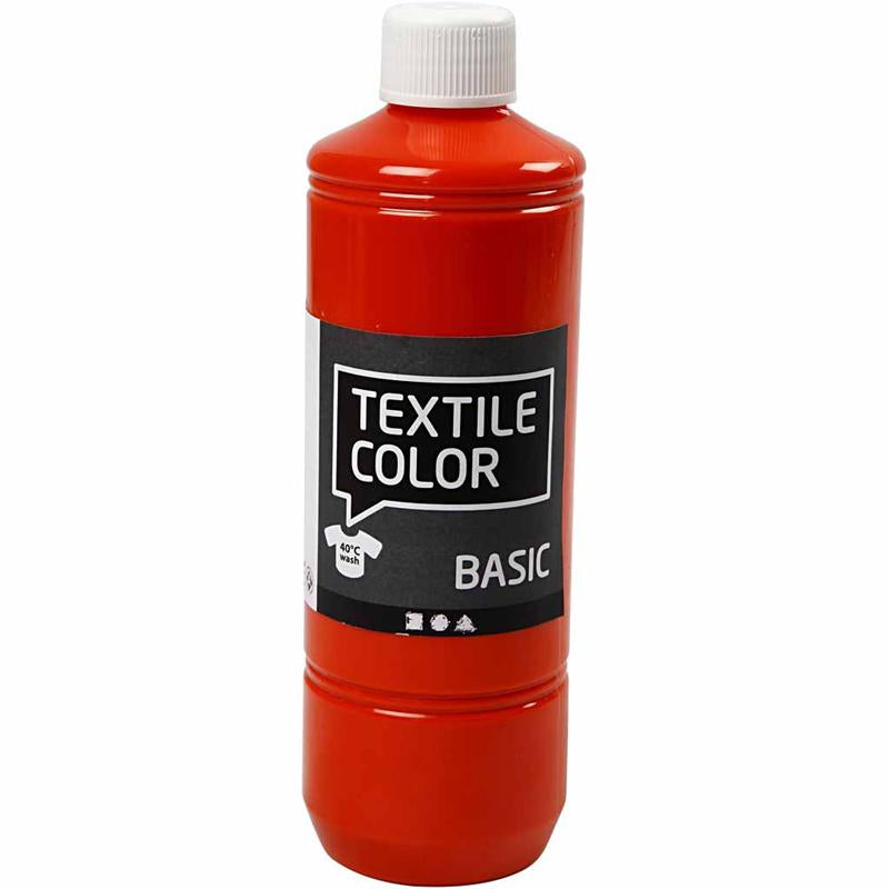 Creativ Company Textile Color semi-opaque textile paint - orange, 500ml