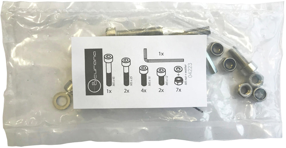 Curana mounting bolts set screw set clite apollo