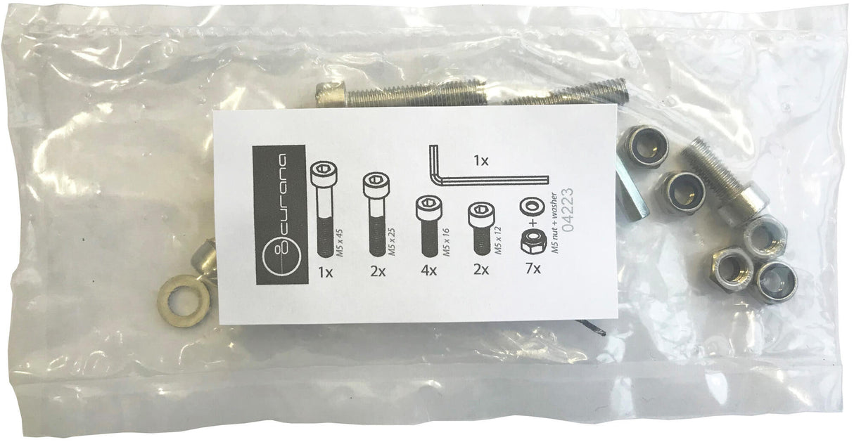 Curana mounting bolts set screw set clite apollo