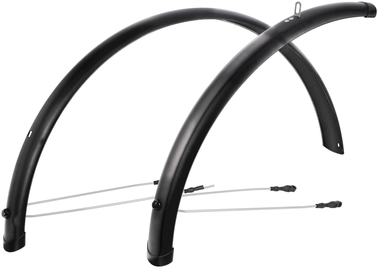Contec mudguard set splash protect ct fender splash prot. 26 54mm black shiny