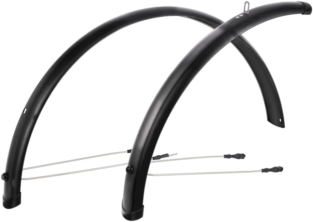 Contec mudguard set splash protect ct fender splash prot. 28 54mm black shiny