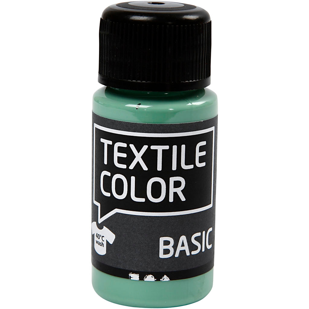 Creativ Company Textile Color semi-opaque textile paint - sea green, 50ml