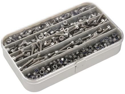 Fix-nippel binnenzeskantbouten assortiment range of allen screws sst 5mm