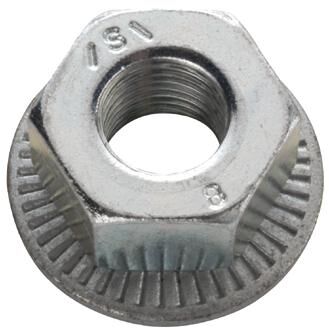 Fix-nipple axle nut axle nut m10x1 w.rotatable washer 10pcs.