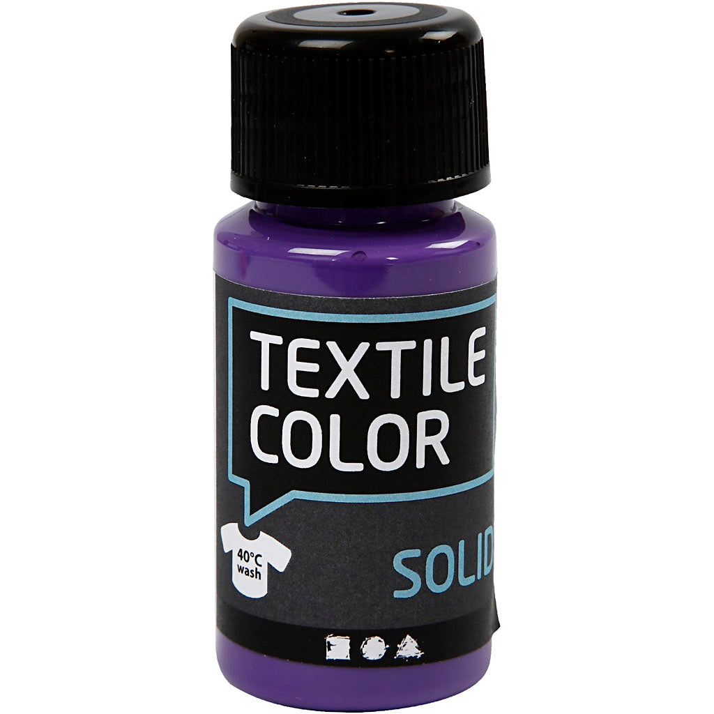 Creativ company textile color opaque textile paint - purple, 50ml