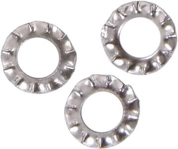 Fix-nipple serrated ring serrated washer fix-nip. m5 sst