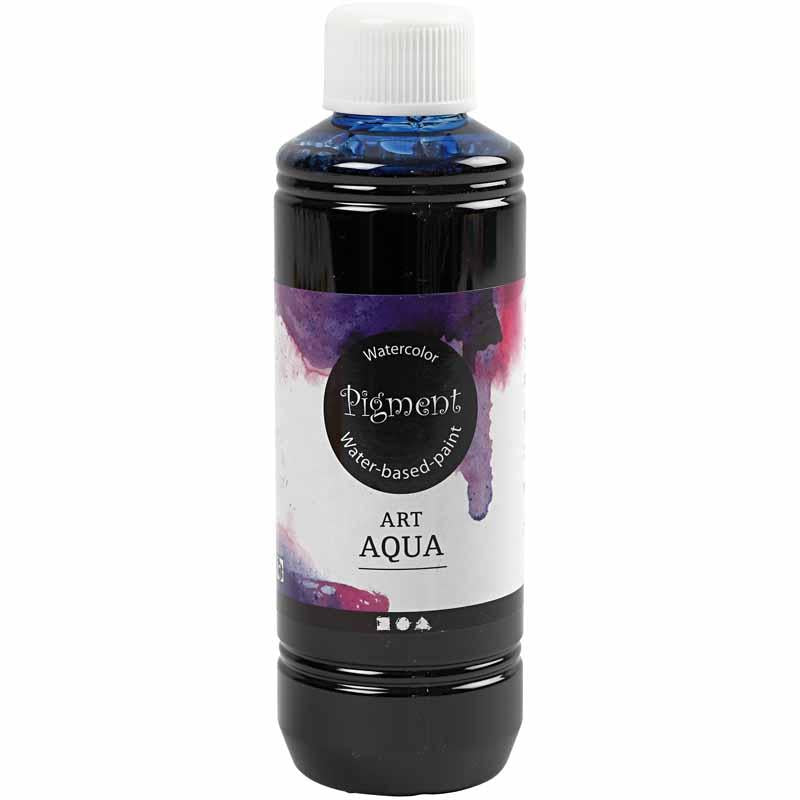 Pigment liquid watercolor paint, blue, 250 ml 1 bottle