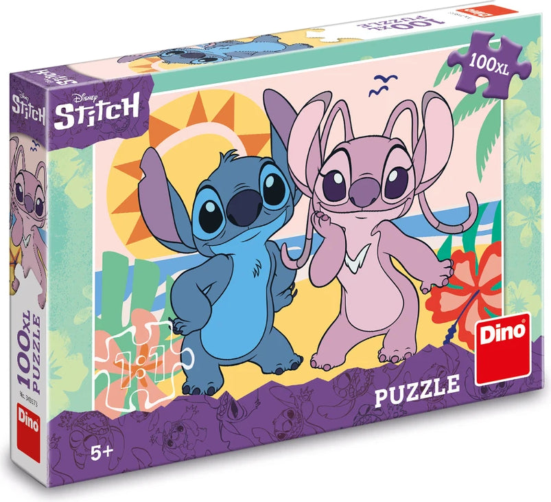 Disney's Stitch dino puzzle - 100 xl pieces