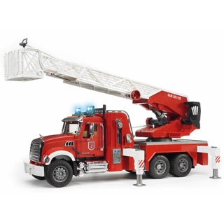 Bruder fire truck Mack light and sound and pump