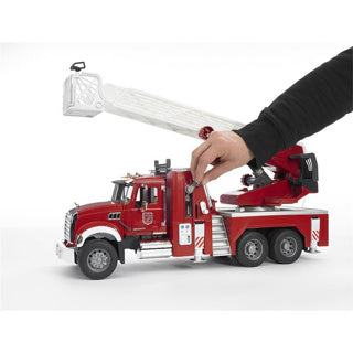 Bruder fire truck Mack light and sound and pump