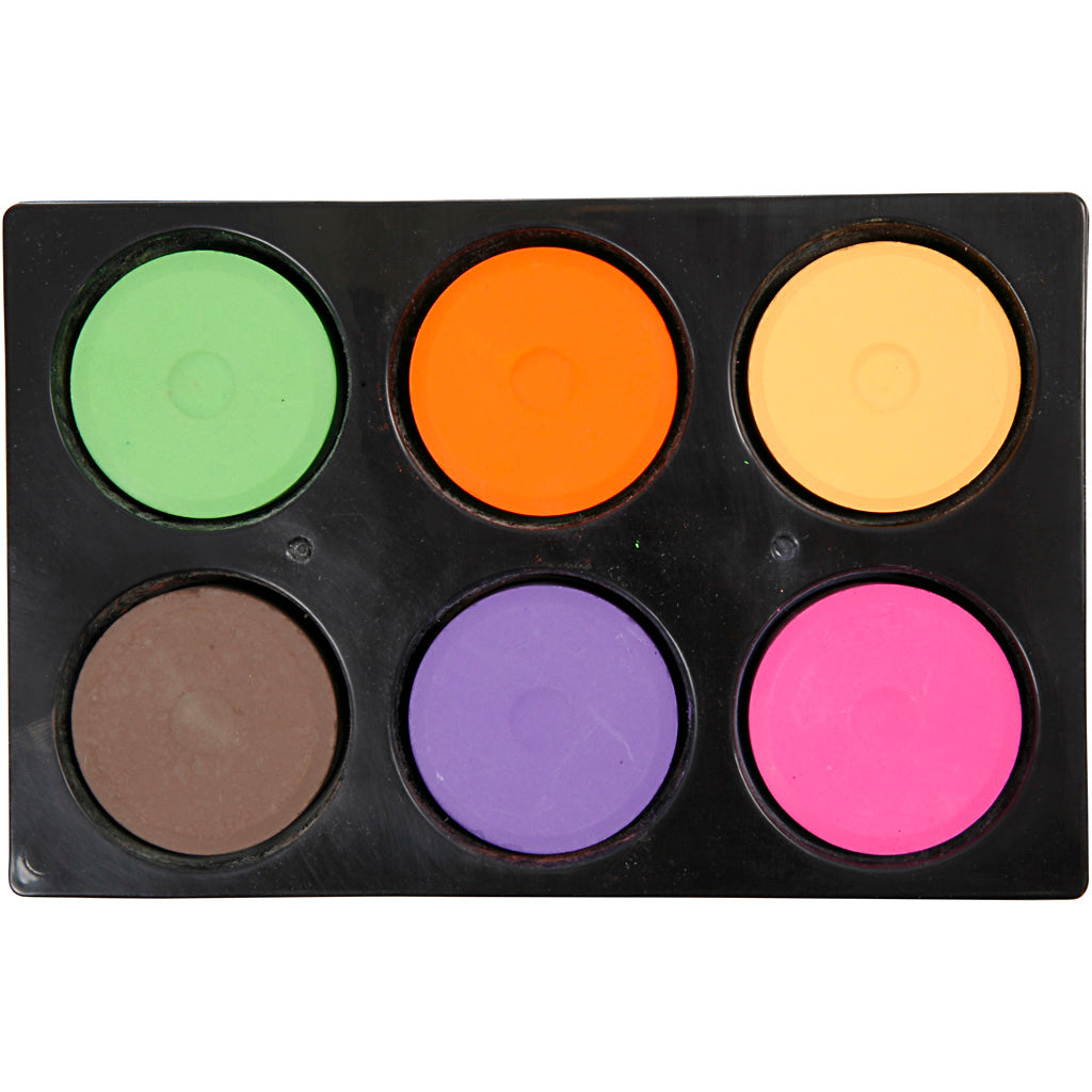 Waterverf, h: 19 mm, d 57 mm, extra kleuren, 1 doos