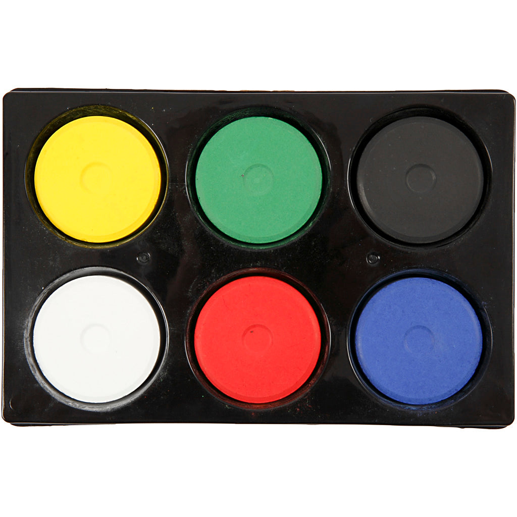Large Watercolor Refill Blocks in Palette, 6 pcs.