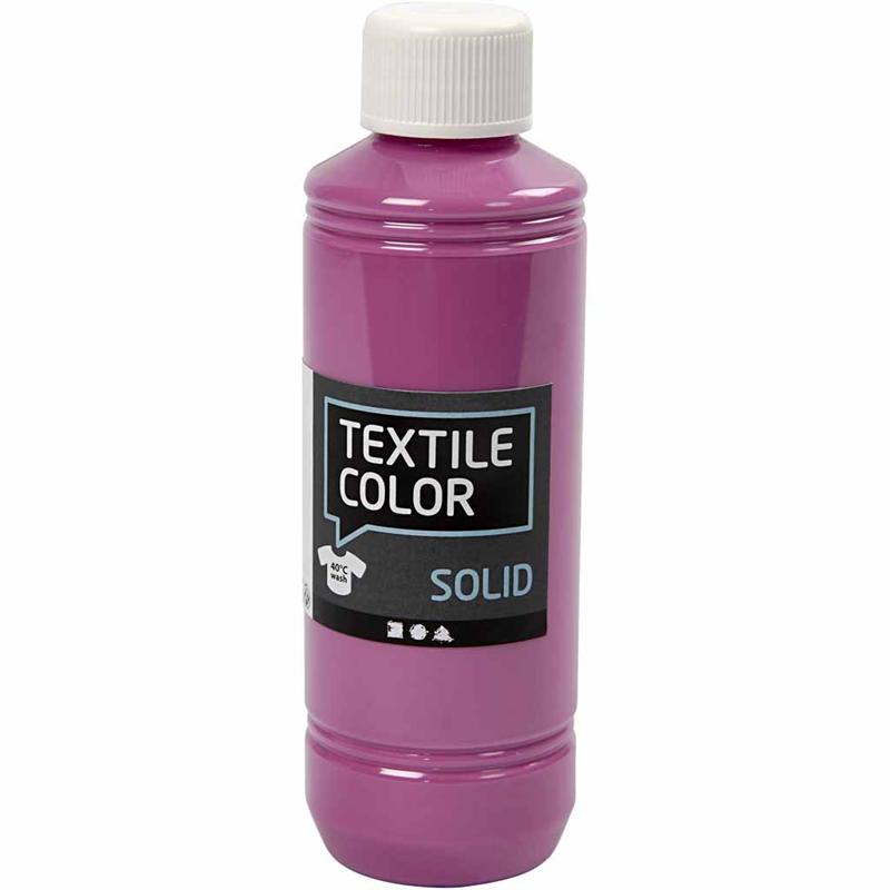 Creativ company textile color opaque textile paint - fuchsia, 250ml