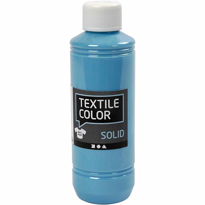 Creativ Company Textile Color opaque textile paint - turquoise blue, 250ml