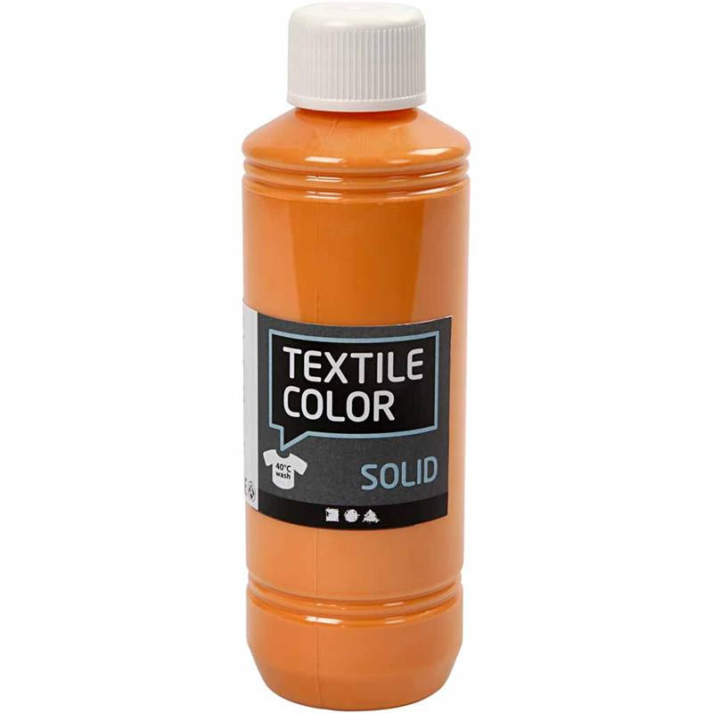 Creativ Company Textile Color Opaque Textile Paint - Orange, 250ml