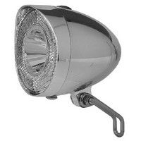 Union headlamp UN-4915 Retro battery 20 lux chrome on card