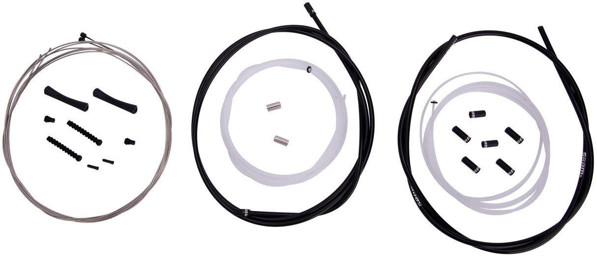 Sram derailleur cable set slickwire pro line set slickwire pro 2x2300mm black