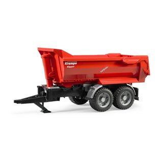 Bruder Krampe tandem halfpipe tipper trailer