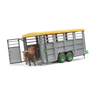 Bruder veetransportwagen met koe 1:16