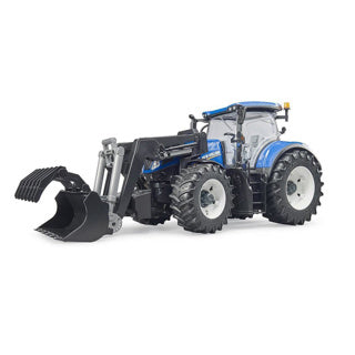 Bruder New Holland traktorius + frontalinis krautuvas