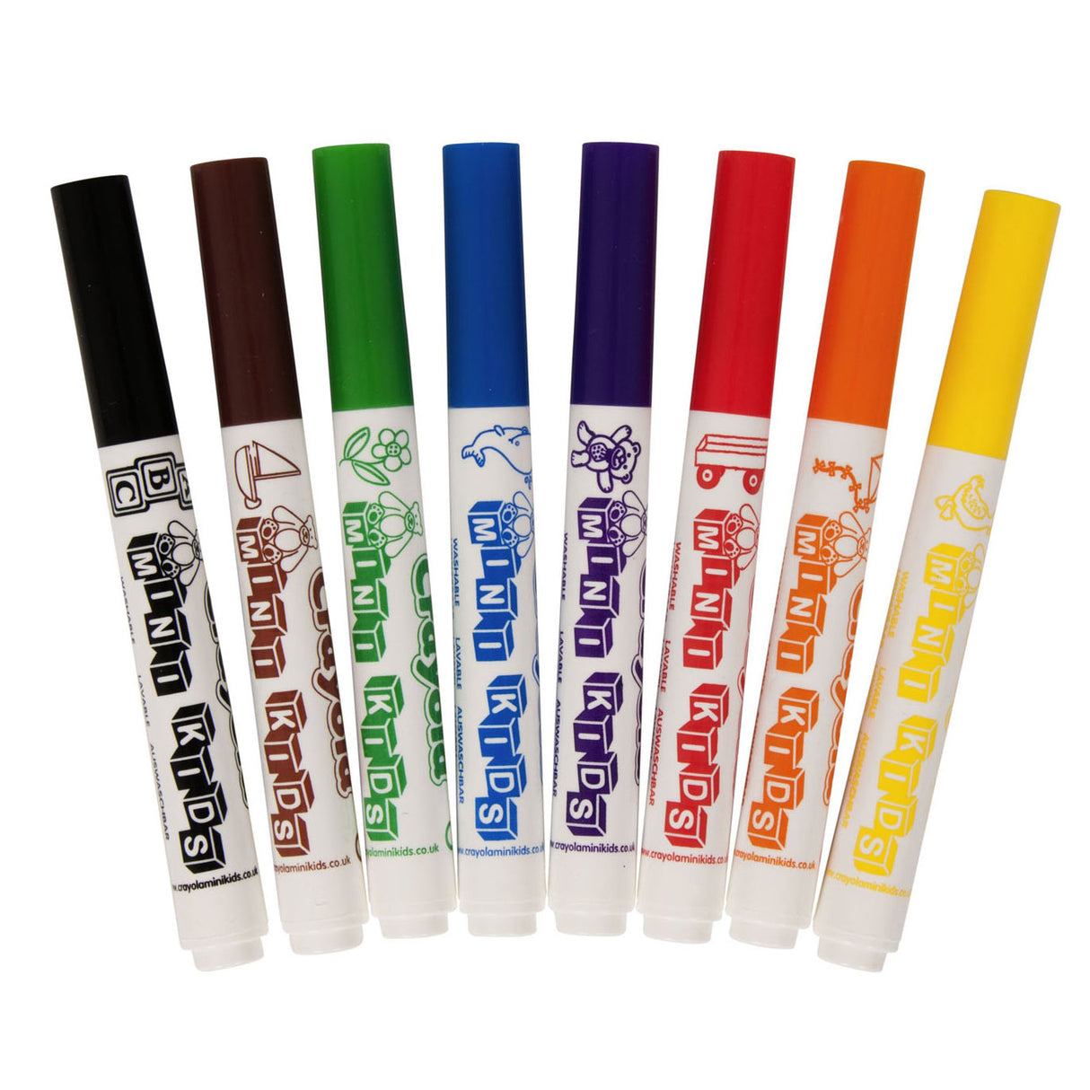 Crayola Mini Kids - filc -tip toll, 8st.