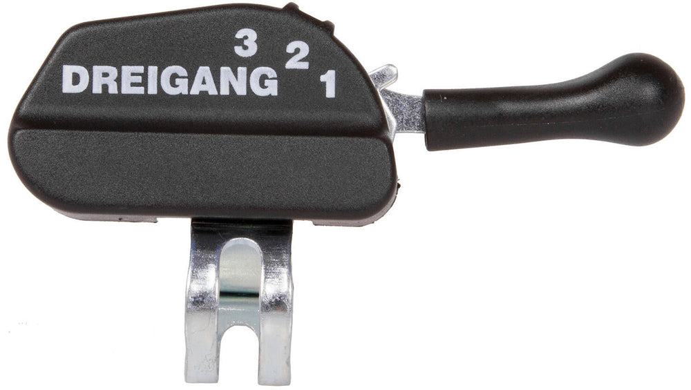 Brass bearing thumb adjuster 3 speed trigger brass lever. 3 speed black