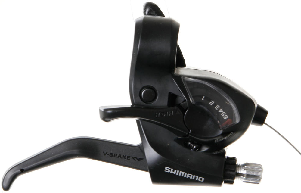Shimano Versteller (rechts) met remhendel 6 speed ST-EF41 zwart