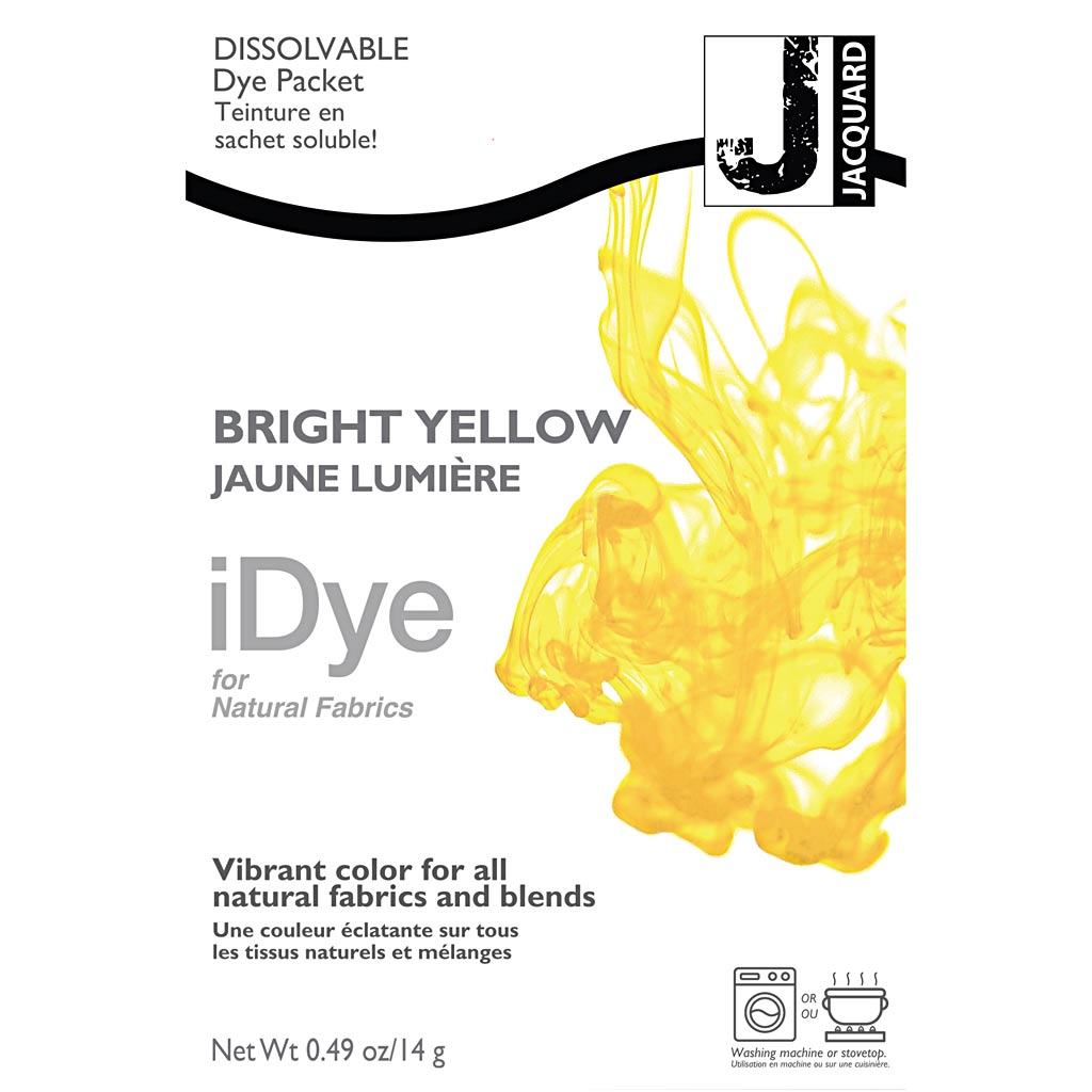 Idye for natural fabrics, bright yellow, 14 gr 1 box