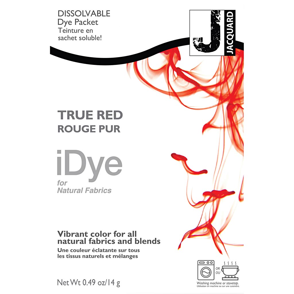 Idye for natural fabrics, red, 14 gr 1 box