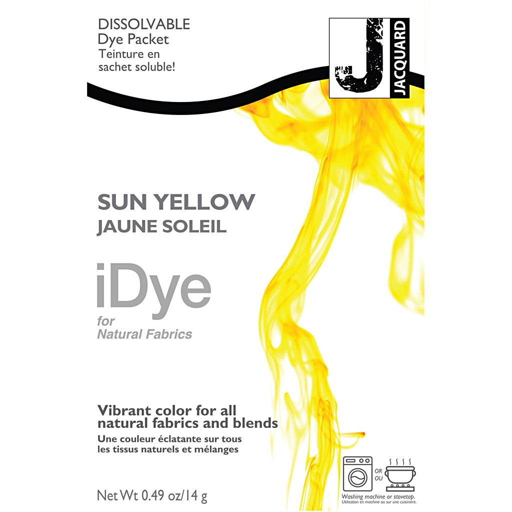 Idye for natural fabrics, sun yellow, 14 gr 1 box