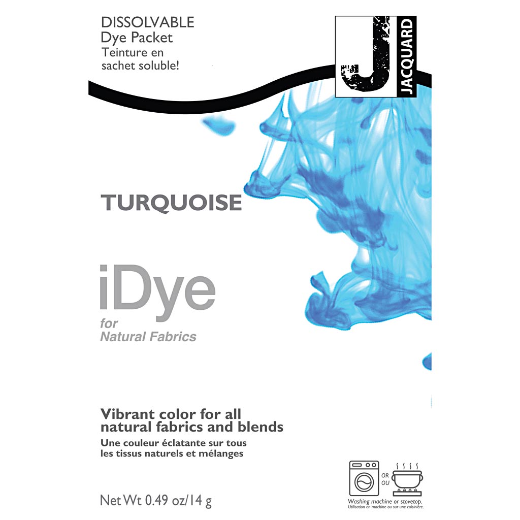 Idye for natural fabrics, turquoise, 14 gr 1 box