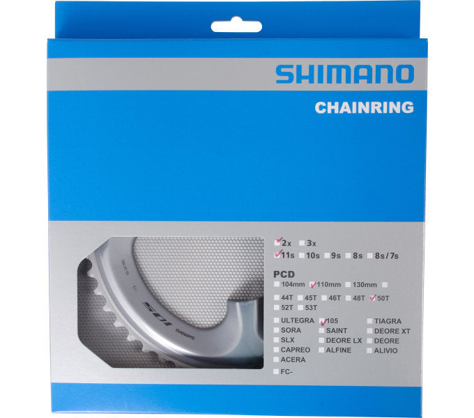 Shimano Chainring 50T 105 FC-R7000 silver
