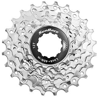 Cassette Sunrace 7V 12-24T nickel
