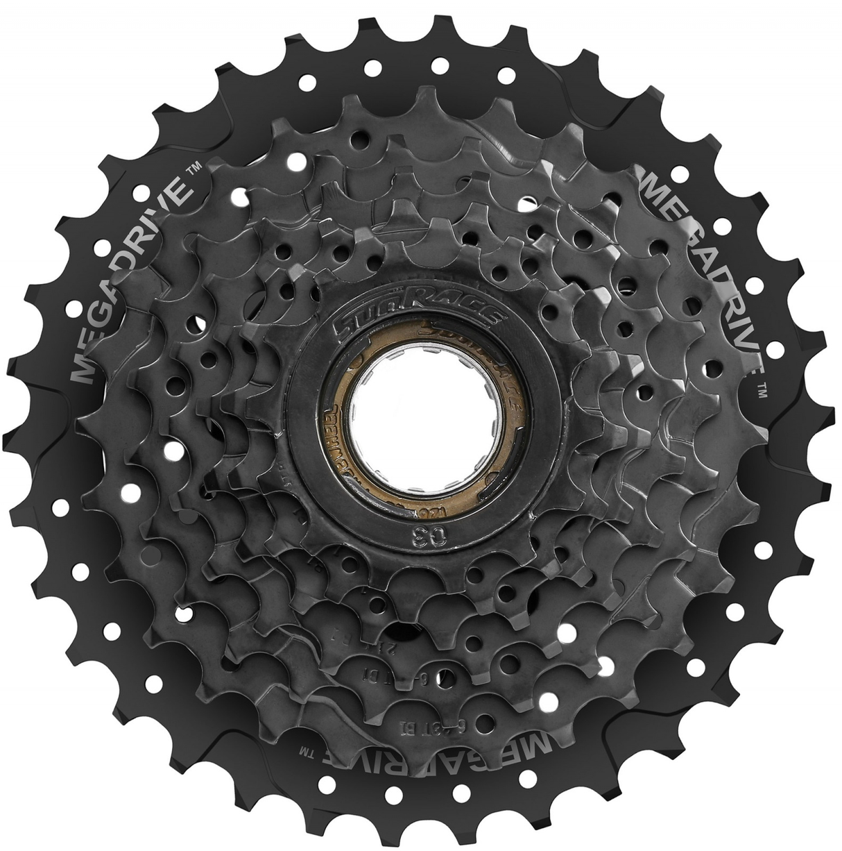 Sunrace freewheel 7-speed mfm300 14-34t - black