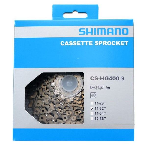 Shimano cassette 9S 11-32 CS-HG400 Deore CSHG4009132