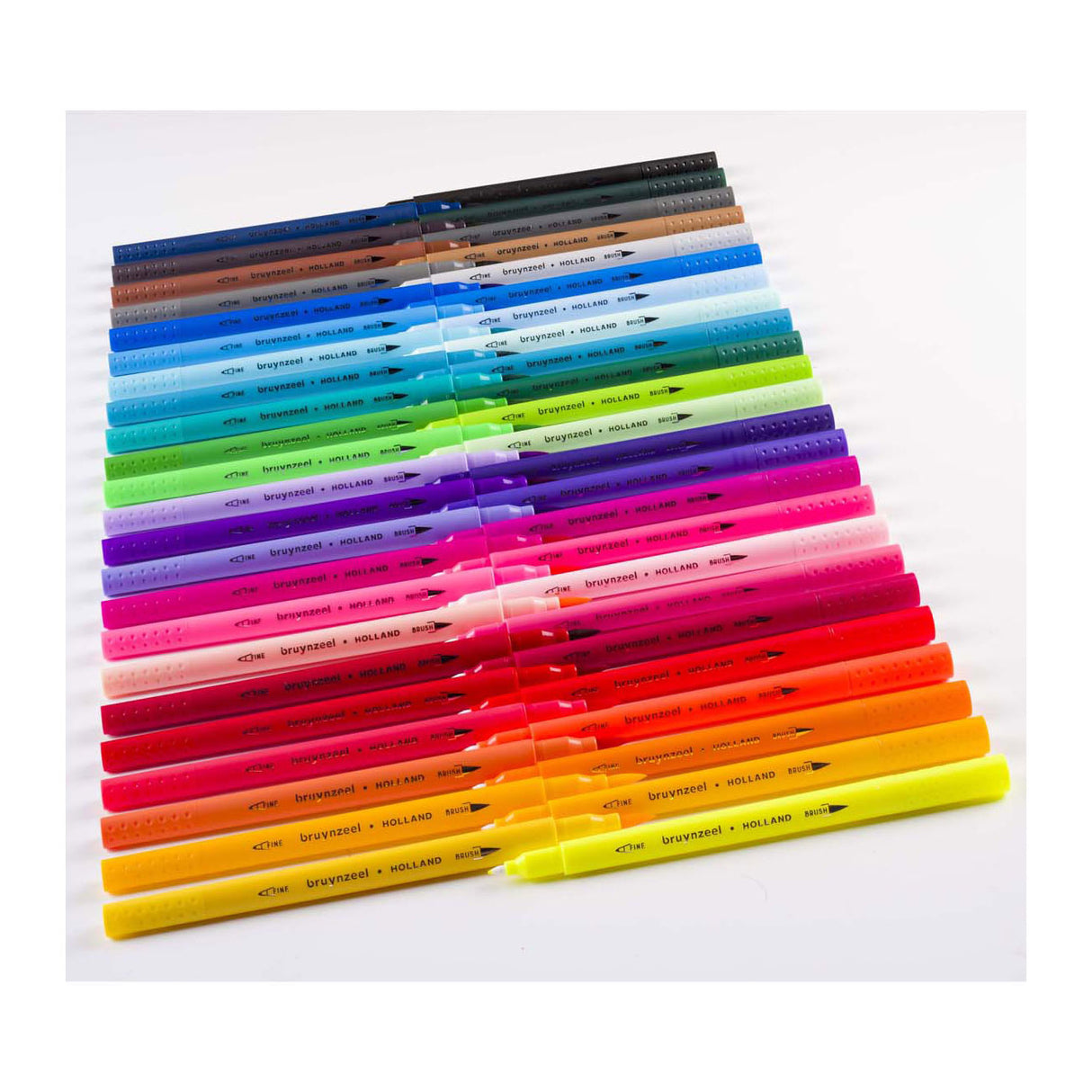 Bruynzeel Kreatives Fineliner Pinsel Pinsel Set 48 Farben