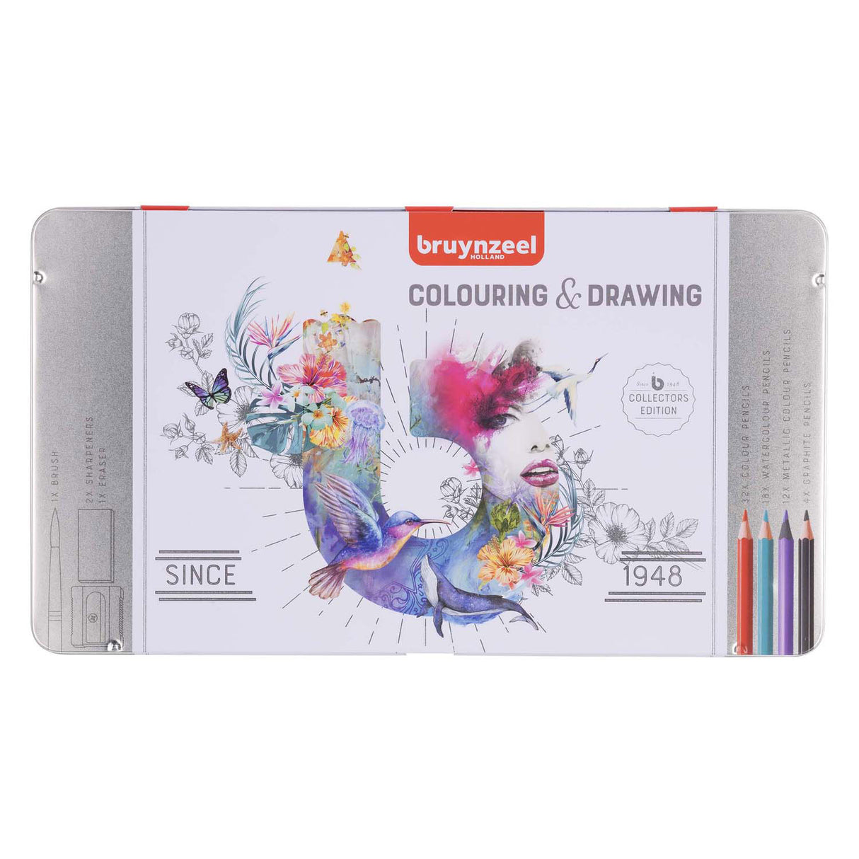 Bruynzeel colouring and drawing set 70pcs.