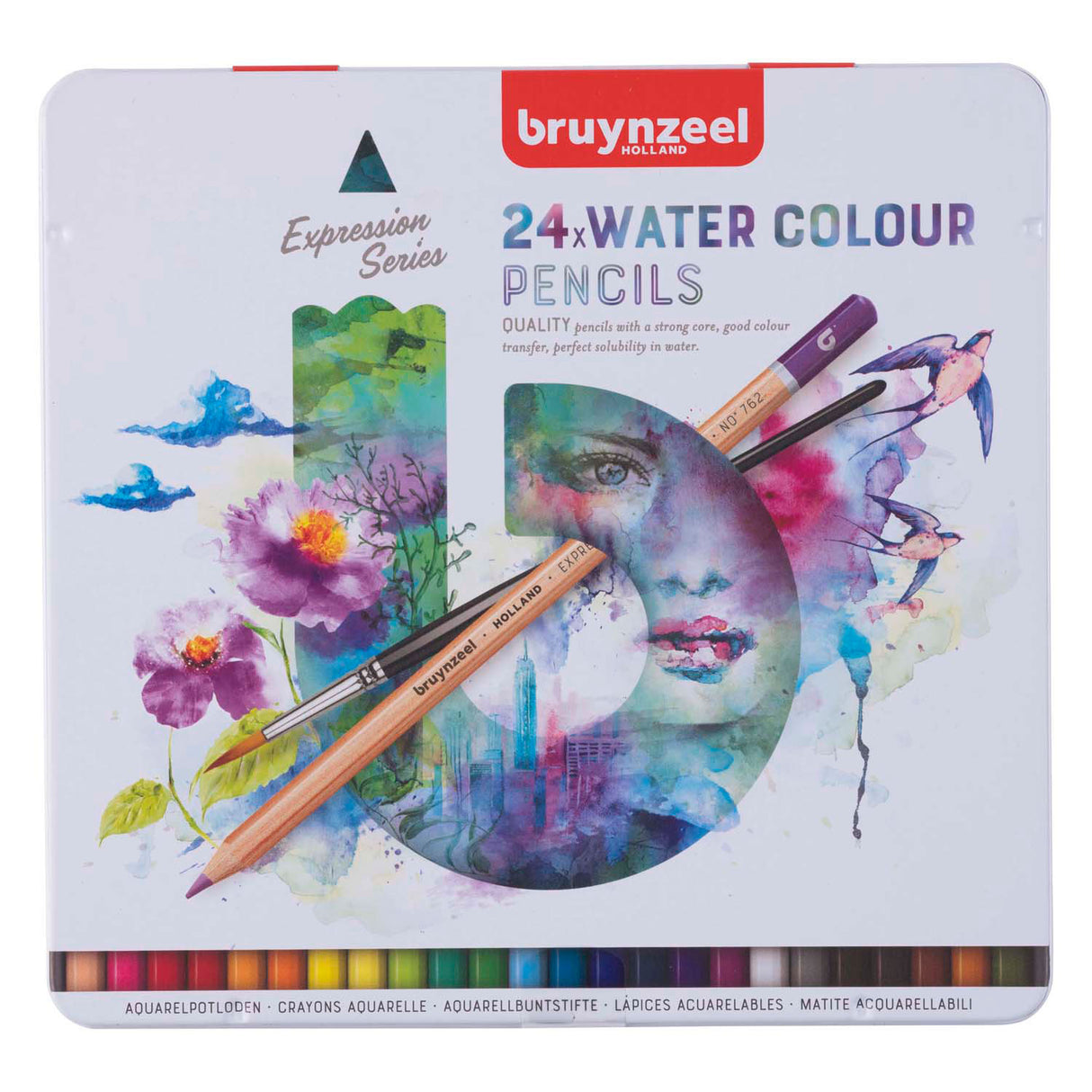 Bruynzeel Expression Aquarel Stifte Blik 24