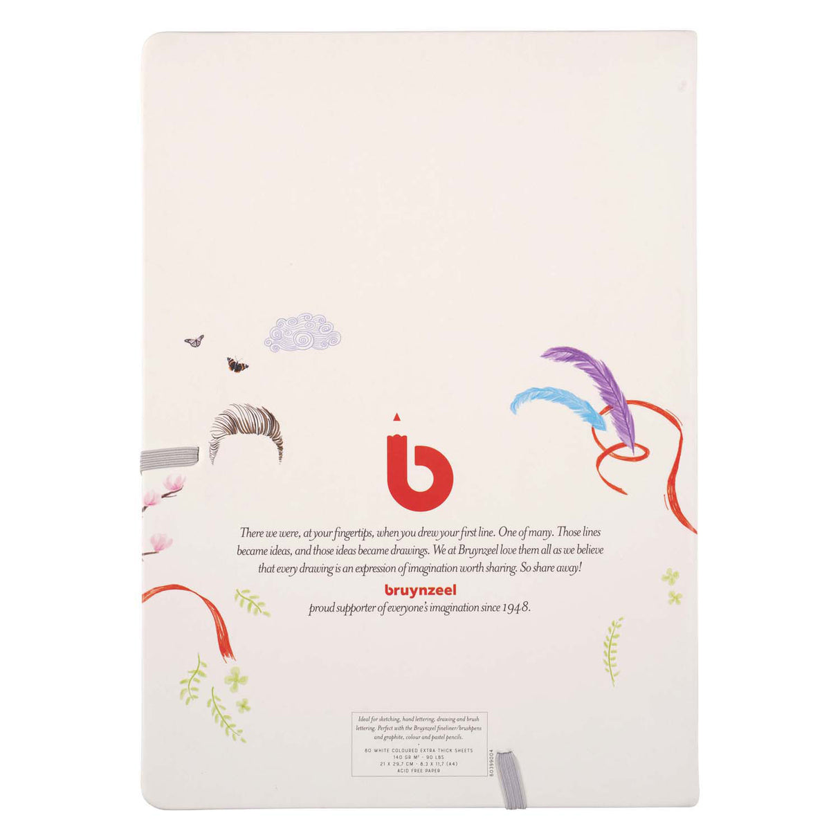 Bruynzeel Creatives Sketch Notebook A4 140gm 80 Sheets