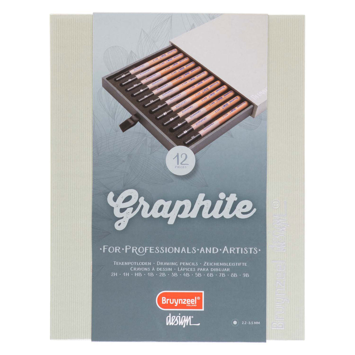 Bruynzeel Design Graphit Box 12 Teile
